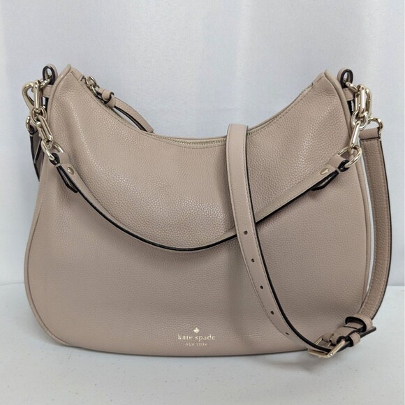 Kate Spade Mulberry Street Vivian Shoulder Bag Warm Beige - Picture 1 of 15